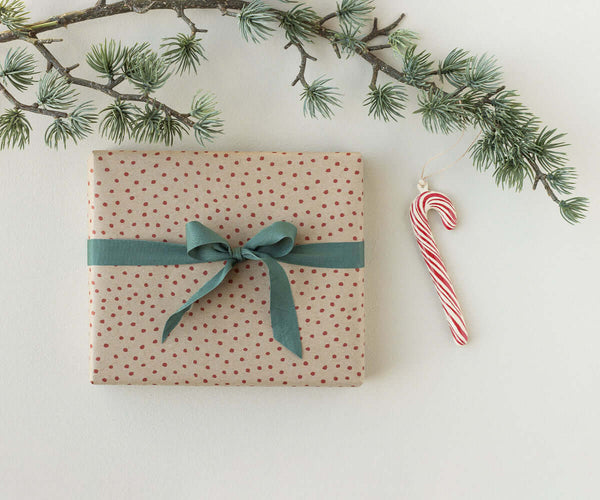 Maileg, Gift Wrap, Red Polka - 10 m