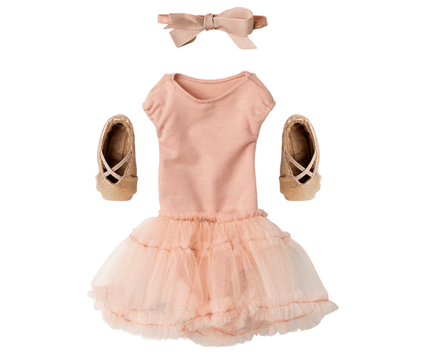Maileg, Size 3 Ballet Suit & Skirt Rose