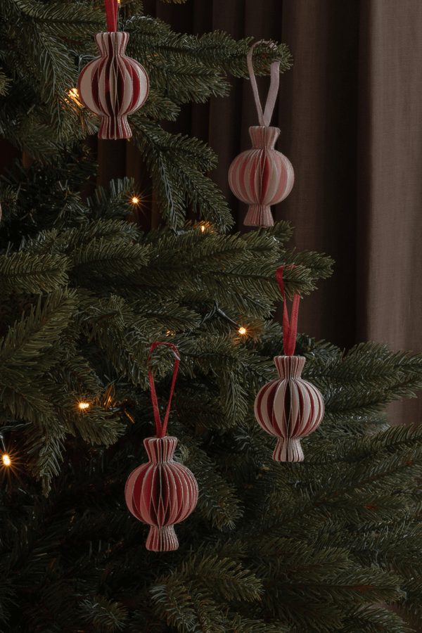 Avery Row, 3D Paper Tree Decorations, Set 6 - Sweeties