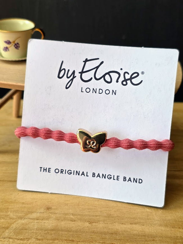 By Eloise, Gold Butterfly, Coral Pink