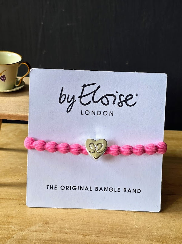 By Eloise, Silver Heart, Neon Pink
