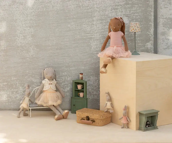 Maileg, Size 3 Bunny - Ballet Suit & Skirt Rose