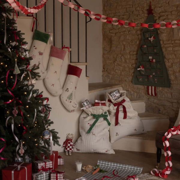 Avery Row, Christmas Stocking - Bows