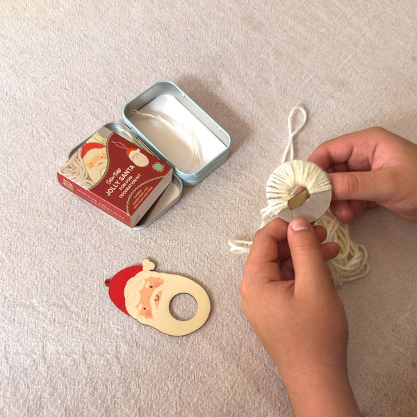 Cotton Twist, Make Your Own Pom Pom Santa Decoration Kit