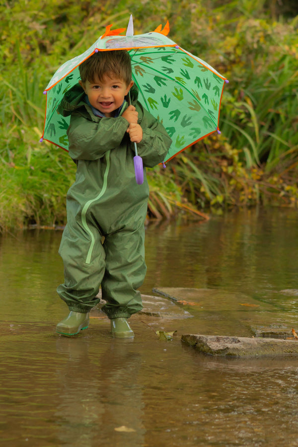 Floss and Rock, Colour Changing 3D Umbrella - Dinosaur