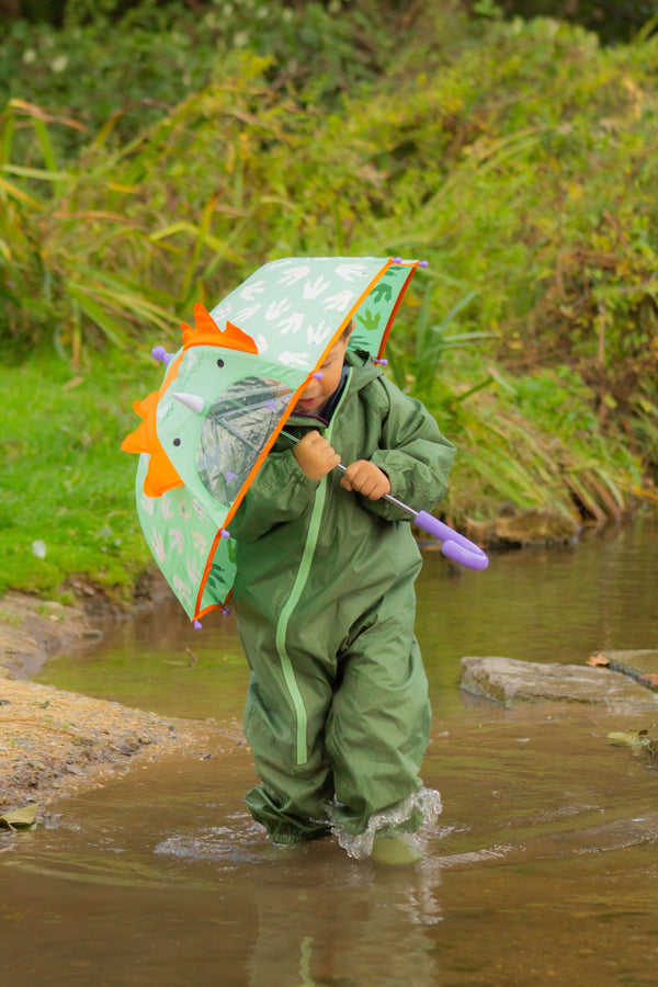 Floss and Rock, Colour Changing 3D Umbrella - Dinosaur