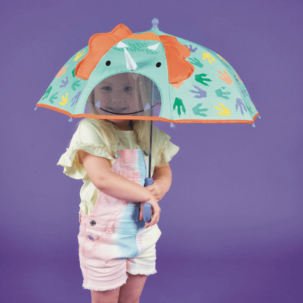Floss and Rock, Colour Changing 3D Umbrella - Dinosaur