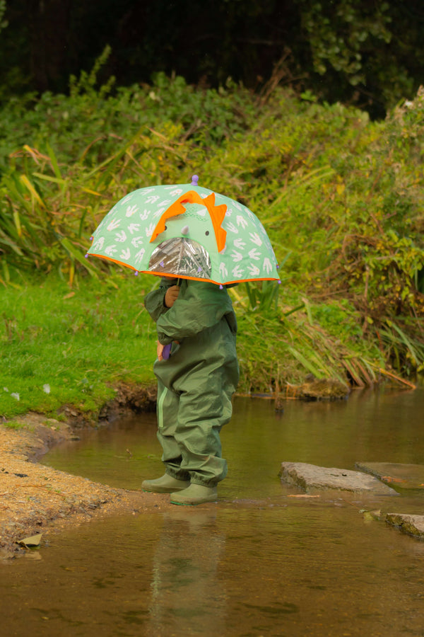 Floss and Rock, Colour Changing 3D Umbrella - Dinosaur