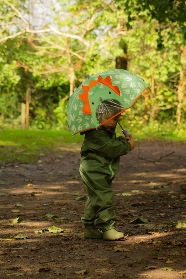 Floss and Rock, Colour Changing 3D Umbrella - Dinosaur
