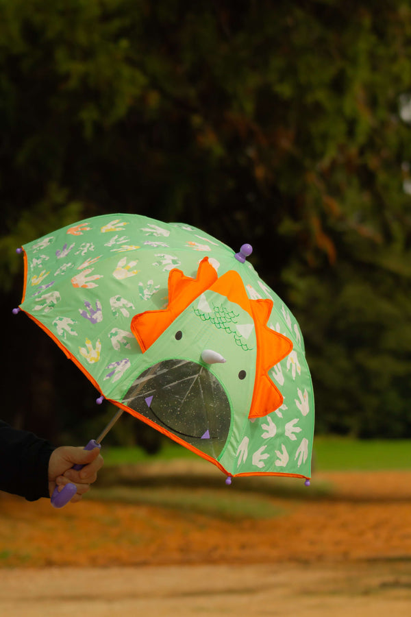 Floss and Rock, Colour Changing 3D Umbrella - Dinosaur