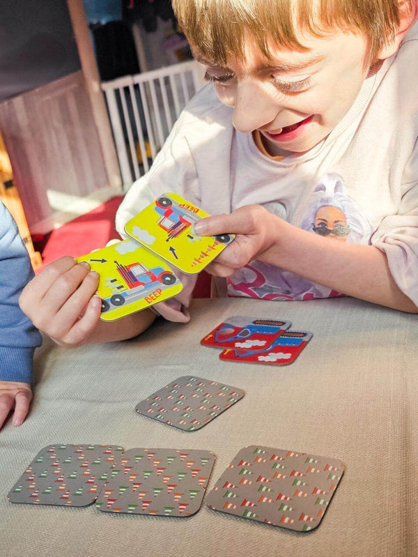 Floss and Rock, Construction Themed Memory Match Game For Kids