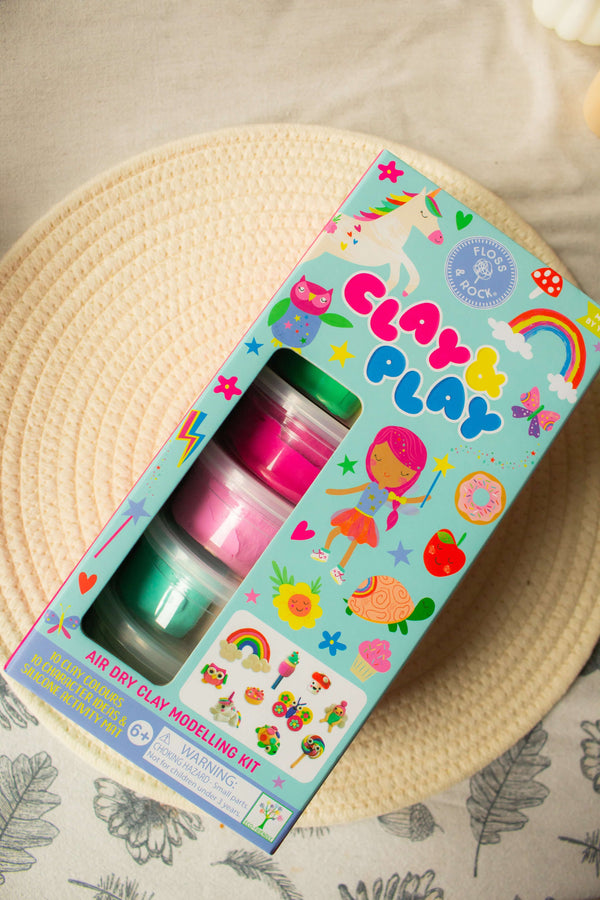 Floss and Rock,  Rainbow Fairy Clay & Play