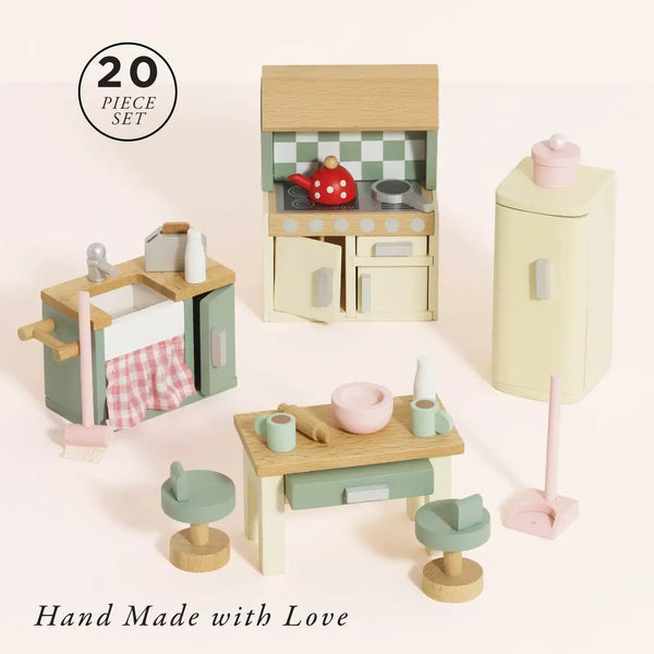 Le Van, Wooden Dolls House Kitchen Furniture