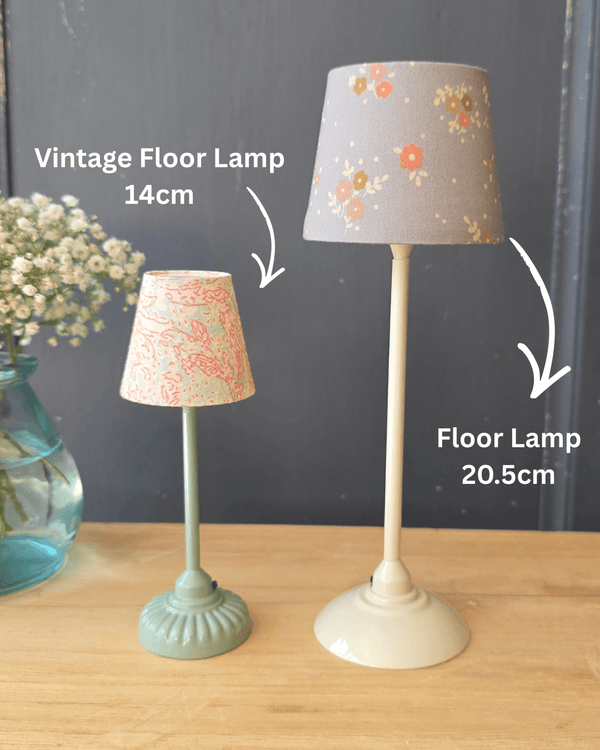 Maileg, Floor Lamp, Miniature - Powder