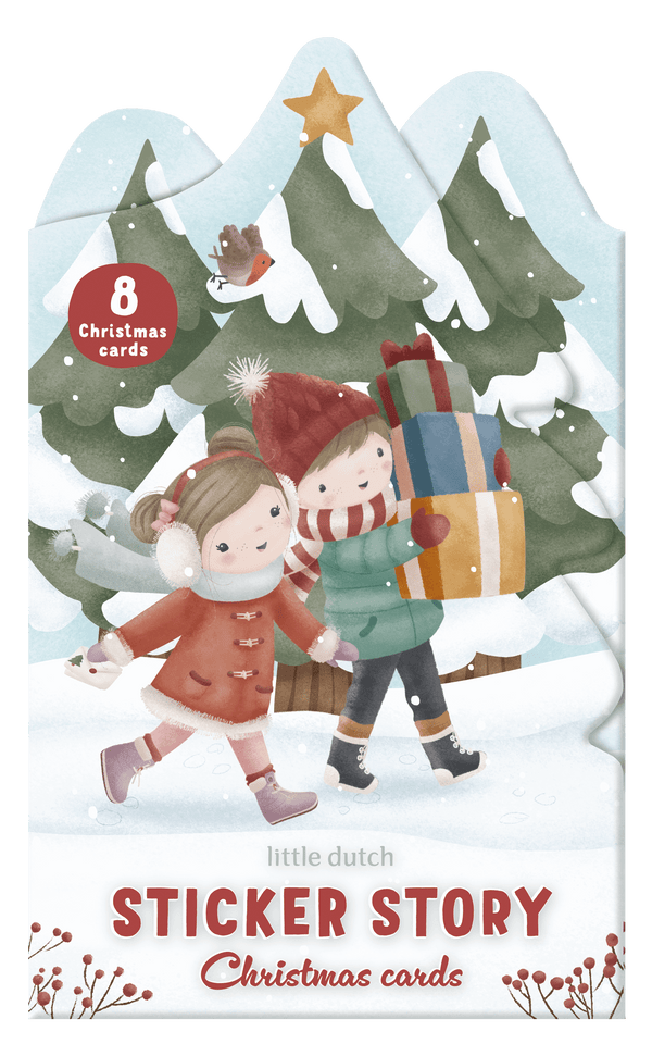 Little Dutch, Christmas Sticker Story Book