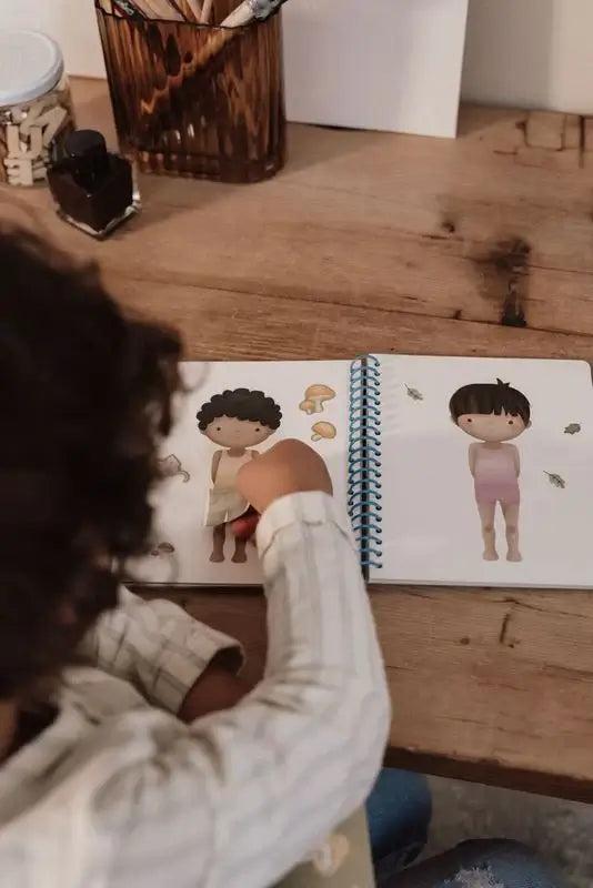 Little Dutch, Dress Me up Book - Forest Friends