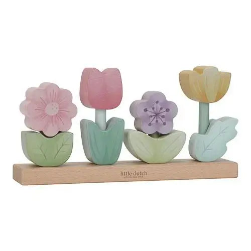 Little Dutch, Stacking Puzzle Flowers - Fairy Garden