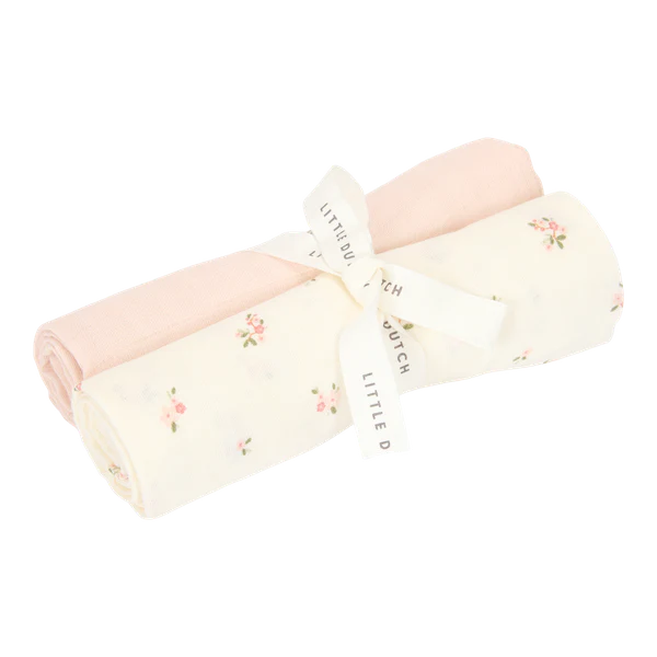 Little Dutch, Swaddles Muslin - Fairy Blossom & Blossom