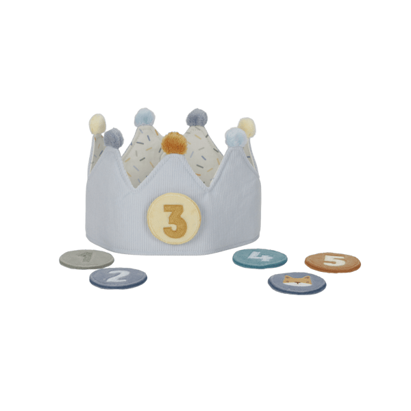 Little Dutch, Birthday Crown with Numbers - Blue