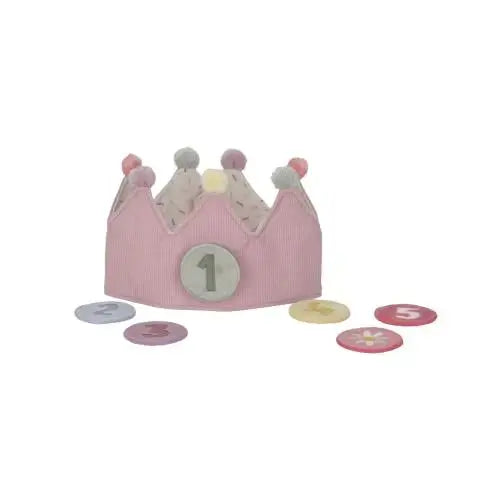 Little Dutch, Birthday Crown with Numbers - Pink