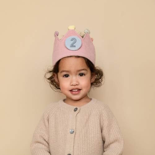 Little Dutch, Birthday Crown with Numbers - Pink