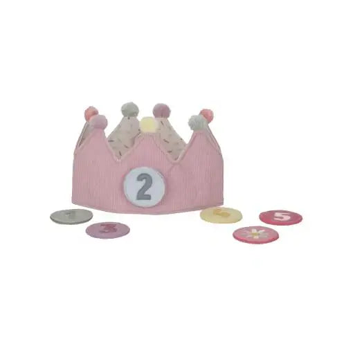 Little Dutch, Birthday Crown with Numbers - Pink