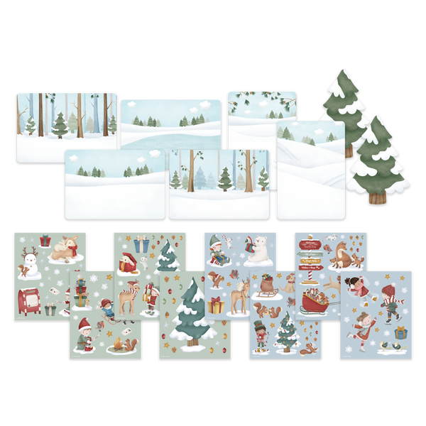 Little Dutch, Christmas Sticker Story Book