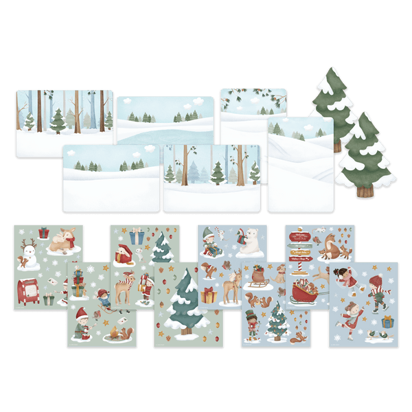 Little Dutch, Christmas Sticker Story Book