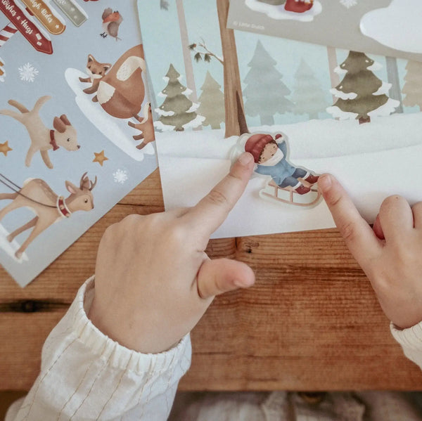 Little Dutch, Christmas Sticker Story Book