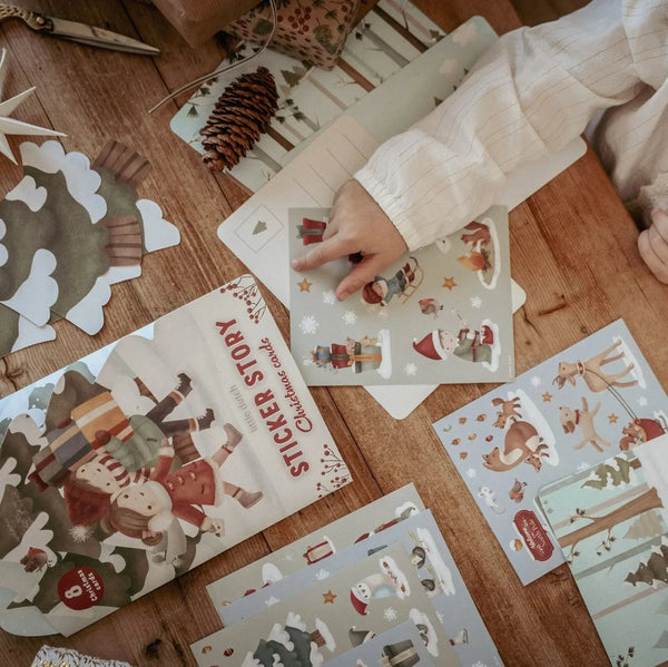 Little Dutch, Christmas Sticker Story Book
