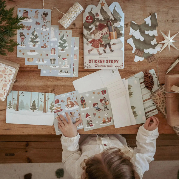 Little Dutch, Christmas Sticker Story Book