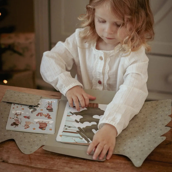 Little Dutch, Christmas Sticker Story Book