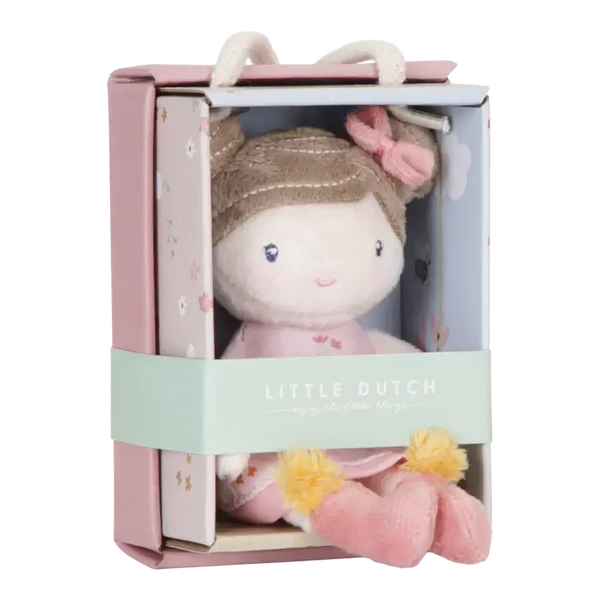 Little Dutch, Cuddle Doll 10cm - Rosa
