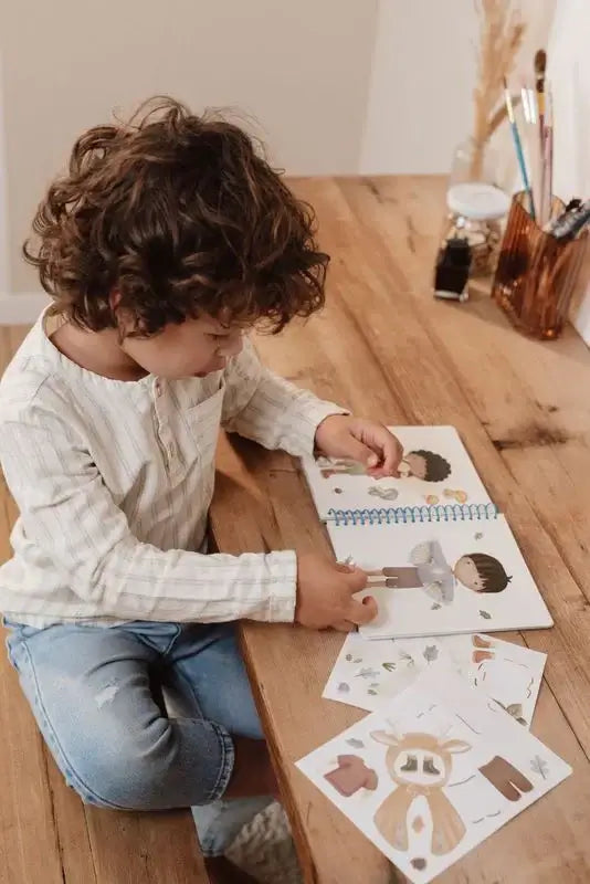 Little Dutch, Dress Me up Book - Forest Friends