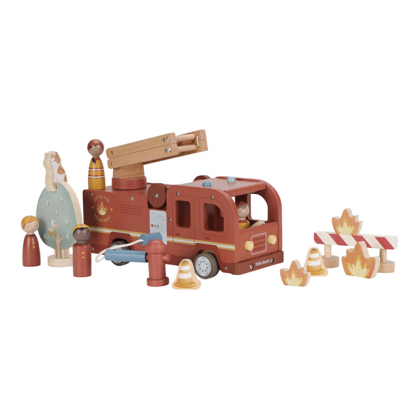 Little Dutch, Fire Truck Set FSC