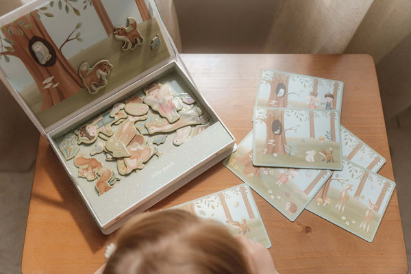 Little Dutch, Magnetic Playboard - Forest Friends