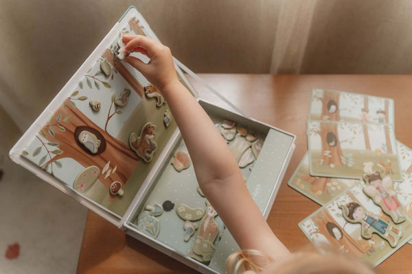 Little Dutch, Magnetic Playboard - Forest Friends