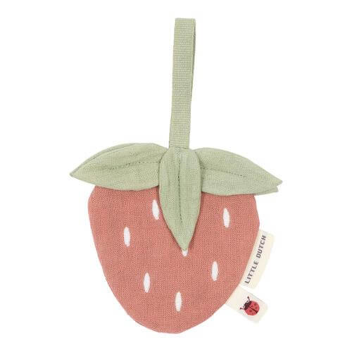 Little Dutch, Pacifier Cloth Muslin - Strawberry