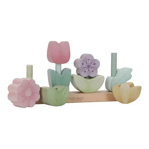 Little Dutch, Stacking Puzzle Flowers - Fairy Garden