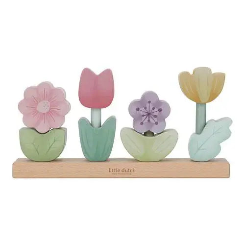 Little Dutch, Stacking Puzzle Flowers - Fairy Garden