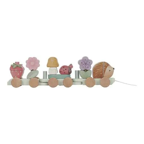 Little Dutch, Stacking Train Hedgehog - Fairy Garden