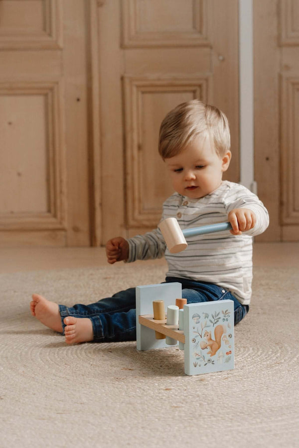 Little Dutch, Wooden Hammer Bench - Forest Friends