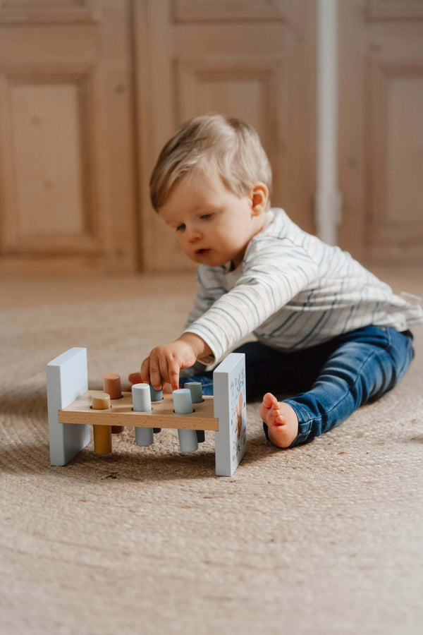 Little Dutch, Wooden Hammer Bench - Forest Friends