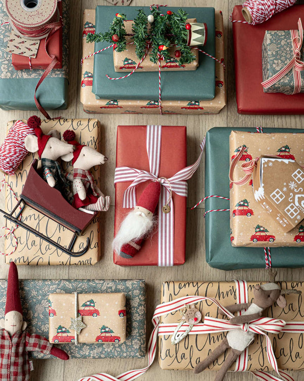 Maileg, Sleigh, Mouse - Red