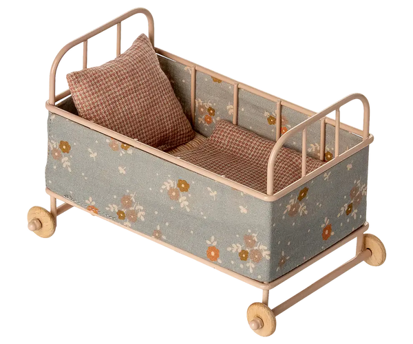 Maileg, Cot Bed, Micro - Powder