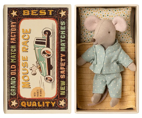 Maileg, Little Brother Mouse in Matchbox **MOUSE of the MONTH**