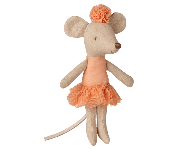 PRE-ORDER Maileg, Ballerina Mouse, Little Sister - Apricot **DUE OCT**