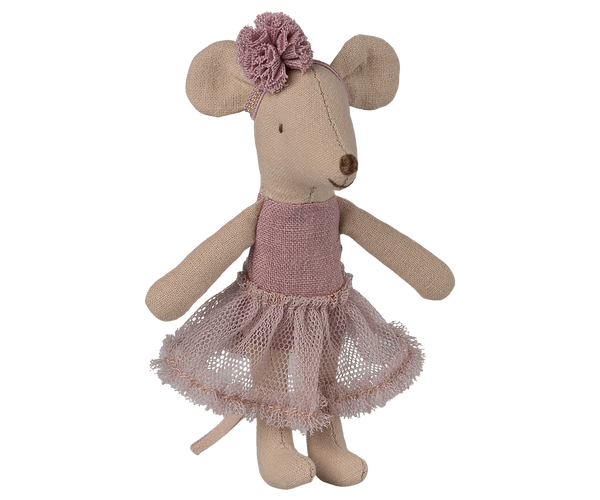 PRE-ORDER Maileg, Ballerina Mouse, Little Sister - Heather **Due March**