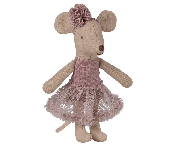 Maileg, Ballerina Mouse, Little Sister - Heather