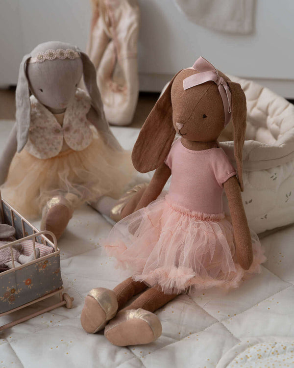 Maileg, Size 3 Bunny - Ballet Suit & Skirt Rose